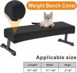 Weight Bench Cover, Workout Bench Cover, Gym Bench Cover, Protection for Adjustable Flat Weight Exercise Fitness Bench, Sit-up Board - Dustproof, Anti-Slip & Machine Washable.(Cover only) - Image 3