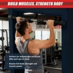 Pull Up Bar for Doorway, Portable Pull-up Bar for Strength Training, Body Fitness Workout Bar With Thickened Steel, Indoor Chin-Up Bar&Upper Body Workout Bar Fitness Trainer for Home and Gym - Image 4