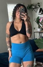 Aoxjox Women's Workout Sports Bras Fitness Sienna Low Impact Bra Yoga Crop Tank - Image 3