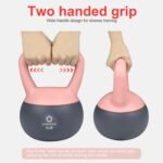 Primasole Soft Kettlebell - Anti-Slip Grip, Neoprene Material, Light Gray or Light Blue, Home Workout Kettlebell Weights for Strength Training - Image 4