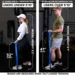 Serious Steel Fitness 32" Resistance Training Bands (Portable Exercise Band System Training Bands- Great for Individuals Under 5'10") - Image 3