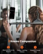 A2C Gym Fitness Phone Mount for MagSafe - 17 N54 Strong Magnets Stable and Secure Phone Mount with Adjustable Strap, Compatible with Gym Equipment, Stroller, Treadmill, Peloton Exercise Bikes - Image 4