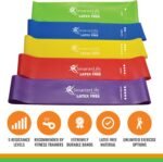 SmarterLife Resistance Bands for Working Out, Latex-Free Exercise Bands for Women, Men, 5 Extra Wide Workout Bands for Weight Loss, Home Gym, Booty Bands, Physical Therapy Bands, Workout Guide - Image 5