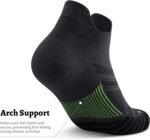 PAPLUS Ankle Compression Sock for Men and Women 2/4/6 Pairs, Low Cut Compression Running Sock with Ankle Support - Image 5