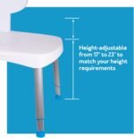 Carex Easy Transfer Shower Bench - Shower Chair for Elderly and Tub Transfer Bench for Bathtub, Shower Transfer Bench, Transfer Tub Bench with Back, Tub Bench Transfer Seat - Image 8