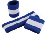 ONUPGO 6 Pieces Sweatbands Set - Sports Headbands Wristbands for Men & Women,Cotton Terry Cloth Sweatband for Tennis,Basketball,Gym,Working Out - Moisture Wicking Elasticity - Image 3