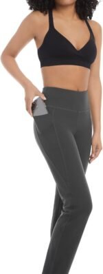 Jockey Womens Premium Pocket Slim Flare Yoga Pants - Image 3