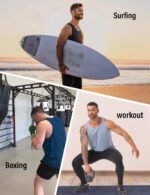 5 Pack Mens Running Sport Tank Tops Dry Fit Gym Wicking Athletic Mesh Breathable Cool Workout Sleeveless Shirts - Image 5