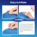 Small Exercise Ball, 9 Inch Mini Pilates Ball with Exercise Guide, Small Workout Ball for Stability, Fitness, Barre, Yoga, Core Training & Physical Therapy - Image 5