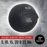 Fitness First Soft Wall Ball, 5-25 LBS, Durable Reinforced for Core Strength Building, Cardio - Image 6