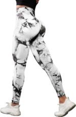 OVESPORT 3 Pack Tie Dye Seamless High Waisted Workout Leggings for Women Scrunch Butt Lifting Yoga Gym Athletic Pants - Image 3