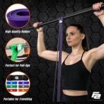 Fit Active Sports Resistance Workout Exercise Bands for Home, Gym, Stretching, Strength Training, Weightlifting, Pull Up Assist - Indoor and Outdoor Use (Red - 5 to 50 Pounds (1/2" 4.5mm)) - Image 8