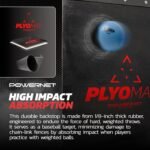 PowerNet Plyometric Softball & Baseball Training Equipment - Weighted Plyo Balls, Hanging Mat, Portable Backstop & Pitching Trainer - Image 7
