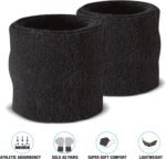 Suddora Wrist Sweatbands, Absorbent and Breathable Thick Cotton Bands for Working Out, Gymnastics, Basketball, Tennis, and Football, Multiuse Wristbands for Costumes and Cosplay - Image 4