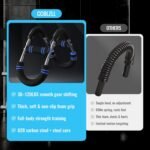 Twister Arm Trainer – Adjustable Resistance 30-120lbs Chest Workout Equipment with 4 Springs, Jump Rope & Wrist Guards for Upper Body Strength & Muscle Training at Home - Image 4