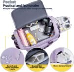 FIORETTO Women's Gym Duffle Bag with Shoes Compartment, 37L Capacity, Ideal for Travel, Gym, Sports, Duffel, Weekender - Image 4