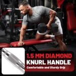 PAPABABE HEX Dumbbell Set 2.5-125lb, Rubber Encased Home Gym Dumbbells, Exercise & Fitness Weights Dumbbells for Women & Men, Hand Weight for Strength Training - Image 5