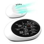 18 in 1 Air Quality Monitor Indoor, Portable CO2 Detector for CO2, Temperature (°F), Humidity, VOC, PM2.5, PM1.0, PM10 & Time Display, 【Dual Chip & High Accuracy】Air Quality Tester for Home - Image 2