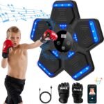 2025 Music Boxing Machine for Adults and Kids, Smart Interactive Boxing Training Equipment with Gloves Wall Mounted, Workout Punching Machine for Home,Office and Gym - Image 2