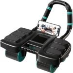 2025 New Automatic Rebound Ab Roller Wheel with Elbow Support & 4-Wheel Design - Core Exercise Equipment for Home Gym, Abdominal Workout Machine for Men/Women, Belly Fat Burner,Portable Fitness Roller Wheel - Image 2