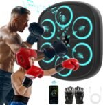 2025 Upgraded Music Boxing Machine for Adults and Kids, Large Size Wall Mounted Boxing Training Equipment with Gloves, Punching Bag for Home, Office, and Gym, 9 Modes & 9 Speeds - Image 2