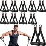 20PCS Replaceable Exercise Handles Bulk Set for Home Gym & Studio Workouts, Multi-Pack Cable Attachments Compatible with Resistance Bands & Cable Machines for Full Body Strength Training - Image 2