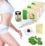 3 Boxes Mugwort Belly Patch,90Pcs Natural Wormwood Essence Pills and 90Pcs Belly Sticker, Moxa Hot Moxibustion Navel Wormwood Sticker (90) - Image 2