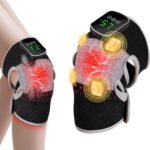 3-in-1 Red Light Therapy Knee Brace with 4 Vibration Massage Areas, 5000mAh Rechargeable Heated Knee Massager, 660nm&850nm Infrared Light Therapy Heated Device for Knee Elbow Shoulder Pain Relief - Image 2