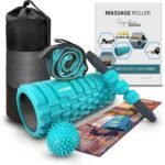 321 STRONG 5 in 1 Foam Roller Set with Hollow Core Deep Tissue Massager, Muscle Roller Stick, Stretching Strap, Spikey Plantar Fasciitis Ball, and Carry Bag, with 4K eBook - Image 2