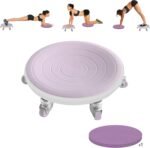 6 Caster Ab Roller, Ab Exercise Equipment with Knee Pads, Ab Roller Wheel for Core Exercise, Abdominal Strength Training for Home Gym, 360° Silent Ab Workout Equipment - Image 2