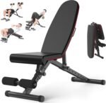 900 LB Weight Bench, Adjustable Strength Training Bench for Full Body Workout with Fast Folding, for Garage and Home Gym Workouts, Weight Lifting, and Bench Press - Image 2