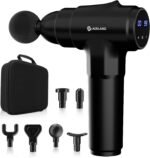 AERLANG Massage Gun, Deep Tissue Muscle Back Massage for Athletes Pain Relief, Percussion Massager with 6 Massages Heads & 20 Speed Fathers Birthday Day Gifts from Daughter Portable Back Massager Gun - Image 2