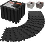 AIRHOP 18 Tiles Gym Floor Mat, EVA Foam Puzzle Gym Mat, High-Density Interlocking Foam Floor Tiles for Home Gym, Play Workout Garage Kitchen Flooring - Image 2