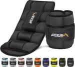 APEXUP 10lbs/Pair Adjustable Ankle Weights for Women and Men, Modularized Leg Weight Straps for Yoga, Walking, Running, Aerobics, Gym - Image 2