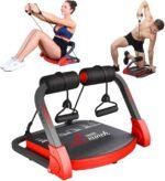 Ab Machine Ab Workout Equipment Sit Up Machine & Exercise Equipment Ab Crunch Machine for Stomach Workout Ab Core Trainer Abdominal Machine for Home Gym with Resistance Bands - Image 2