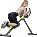 Ab Workout Equipment, Ab Machine for Home Gym Fitness, Ab Trainer Exercise Equipment for Abdominal Exercise and Strength Training (Black) - Image 2