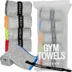 Acteon Microfiber Gym Towels 5 Pack, Quick Dry Silver ION Odor-Free Sweat Towel, Super Absorbent Fast Drying for Men & Women, Workout, Yoga, Running, Hiking, Travel – 16x30.5 Inch - Image 2