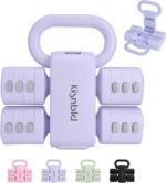 Adjustable Dumbbell Set of 2, 4 in 1 Free Weights Dumbbells Set for Women with Fast Adjustment, Each 2lb 3lb 4lb 5lb Hand Weights Set for Home Gym & Outdoor Exercise Training - Image 2