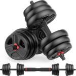Adjustable Dumbbells, 20/30/40/55/60/70/80/90lbs Free Weights Dumbbells Convertible 2 or 3 in 1 Set Used as Barbell, Kettlebells, A Pair of Lightweight for Home Gym - Image 2