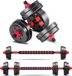Adjustable-Dumbbells-Sets,Free Weights-Dumbbells Set of 2 Convertible To Barbell A Pair of Lightweight for Home Gym,Women and Men Equipment - Image 2