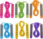 Adjustable Jump Ropes for Kids - Colorful Skipping Ropes with Soft Foam Handles - Ideal for Outdoor & Indoor Play, Fun Games Activity, Fitness, Exercise and Party Favors - Image 2