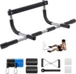 Ally Peaks Pull Up Bar for Doorway | Thickened Steel Max Limit 440 lbs Upper Body Fitness Workout Bar| Multi-Grip Strength for Doorway | Indoor Chin-Up Bar Fitness Trainer for Home Gym Portable |180 - Image 2