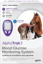 AlphaTrak 3, 8 Piece Pet Blood Glucose Monitoring Kit for Diabetic Cats, Dogs, and Horses All-in-One Solution for in-Clinic Or at Home, with Digital Results - Image 2