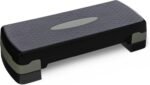 Amazon Basics Aerobic Exercise Step Platform, Adjustable Workout Stepper At Home, 27", Black/Grey - Image 2