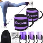 Ankle Resistance Bands with Cuffs, Home Gym Workout Equipment, Lifting Glute Butt Exercise Equipment for Women, Ankle Weights Fitness Set, Leg Booty Equipment for Training Perfect Body Shape - Image 2