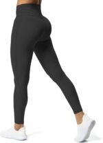 Aoxjox High Waisted Workout Leggings for Women Trinity Yoga Pants 26.5" - Image 2