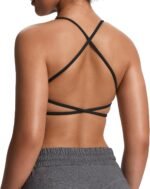 Aoxjox Women's Workout Sports Bras Fitness Ivy Low Impact Bra Yoga Crop Tank - Image 2
