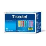 Ascensia MICROLET Lancets for Glucose Blood Testing, Multi-Colored, 100 Count - Image 2