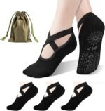 BKP Yoga Socks for Women,Pilates Socks Non Slip Grip Socks Suitable for Ballet,Plasticity,Dance,Home,Training - Image 2