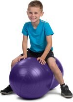 Bintiva Kids Therapy Peanut Ball - Sensory Room Equipment - Pregnancy Wiggle Seat - Physical Therapy, Yoga, Exercise - Image 2